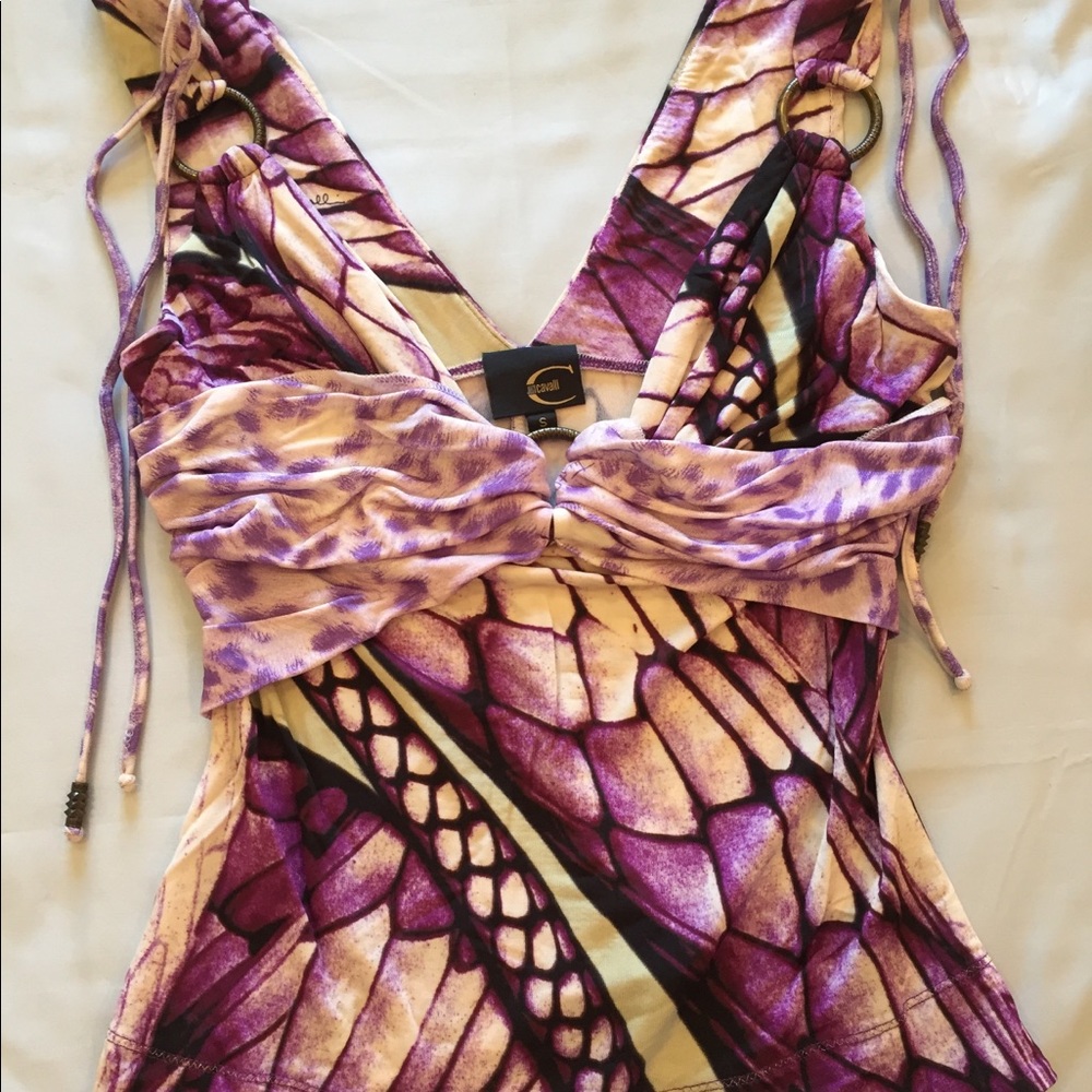 Just Cavalli Multi Color  Sleeveless Top. Small - Picture 4 of 6